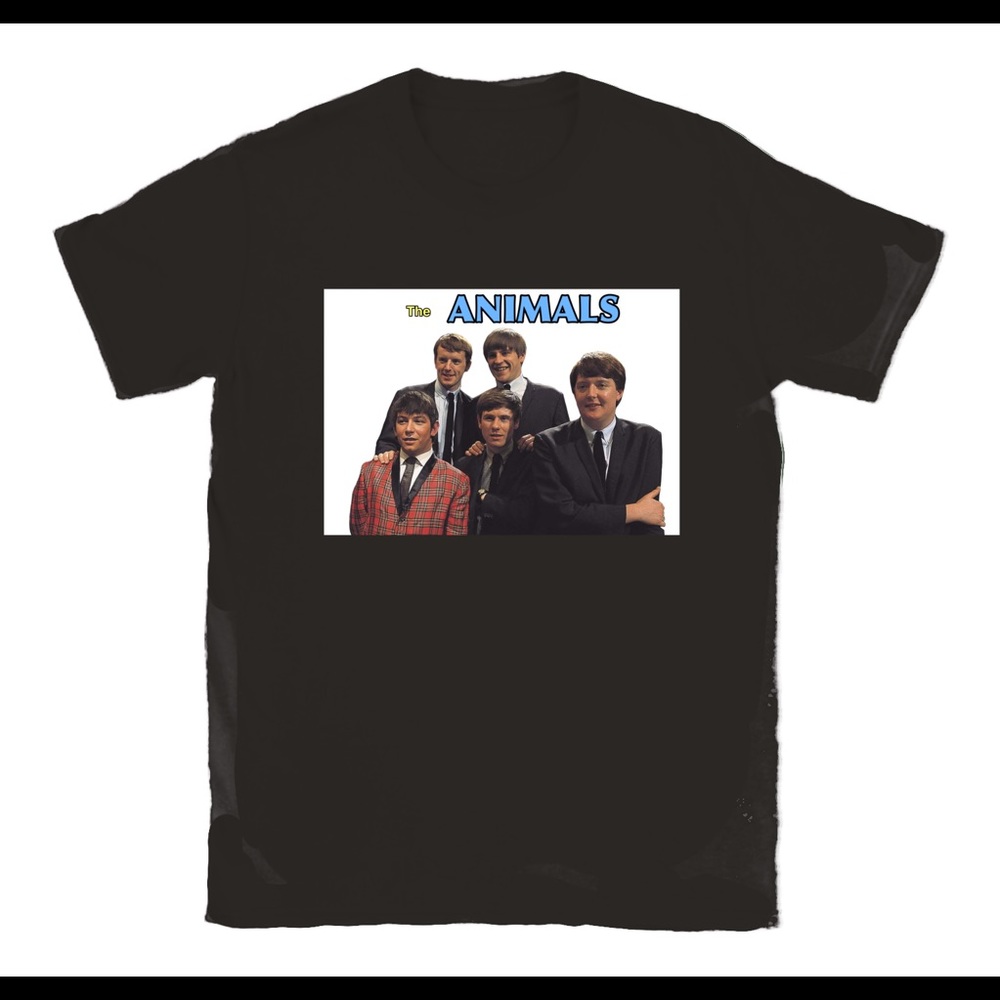 The Animals cotton unisex crew style graphic tee shirt